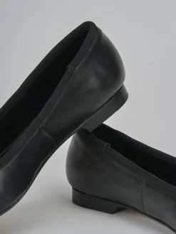 Ballerine tacco 1cm pelle nero
