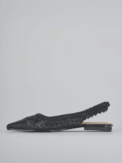 Ballerine tacco 1cm pelle nero