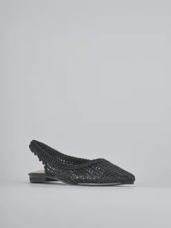 Ballerine tacco 1cm pelle nero