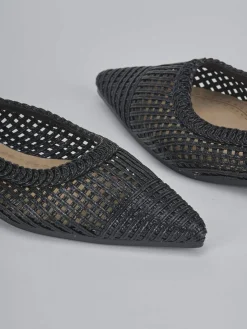 Ballerine tacco 1cm pelle nero