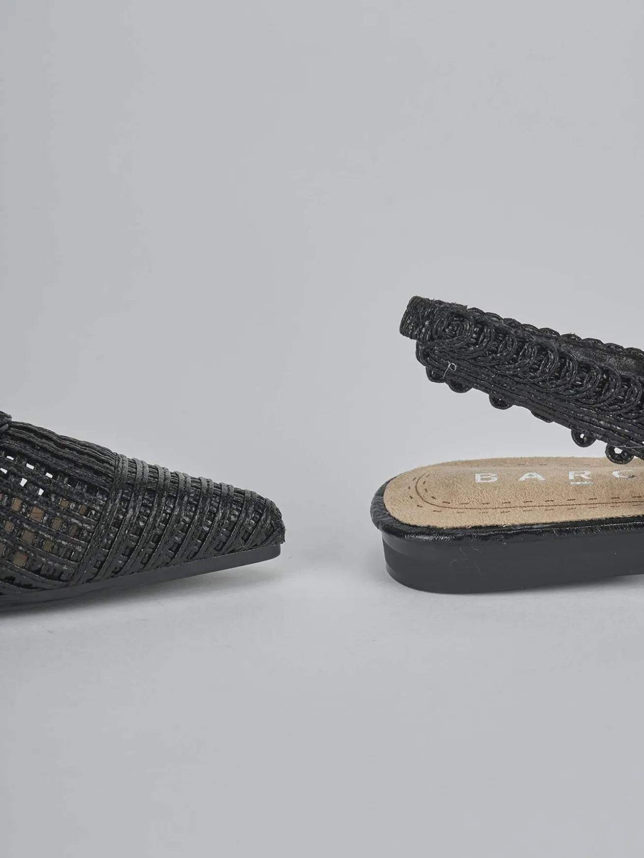 Ballerine tacco 1cm pelle nero