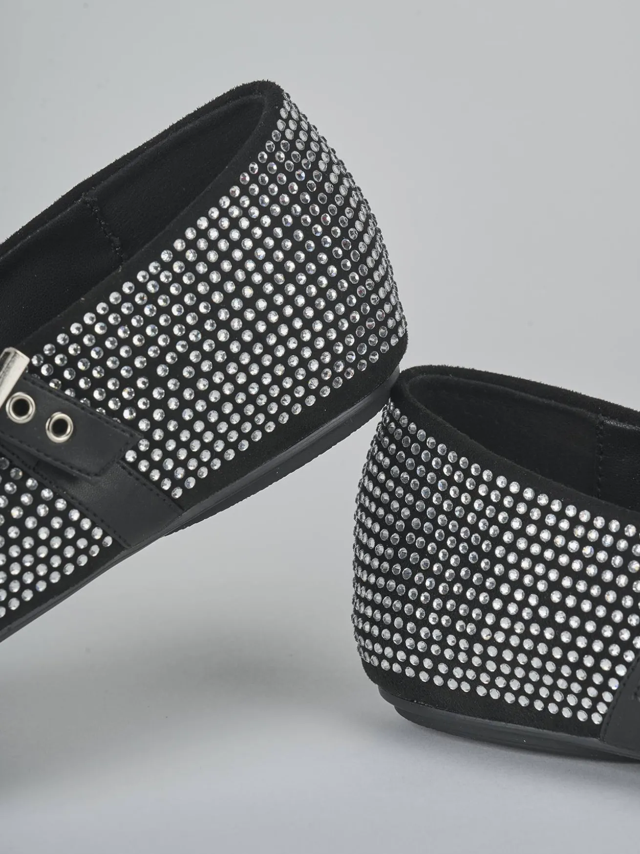 Ballerine tacco 1cm pelle nero