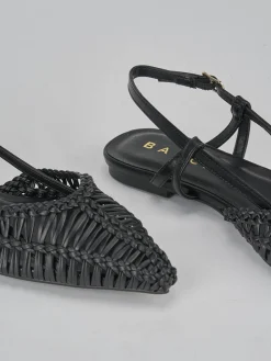 Ballerine tacco 1cm pelle nero