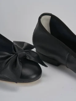 Ballerine tacco 1cm pelle nero