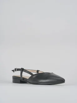 Ballerine tacco 1cm pelle nero
