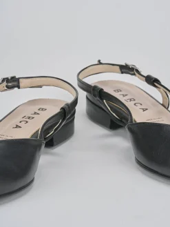Ballerine tacco 1cm pelle nero
