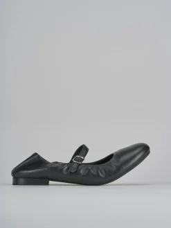 Ballerine tacco 1cm pelle nero