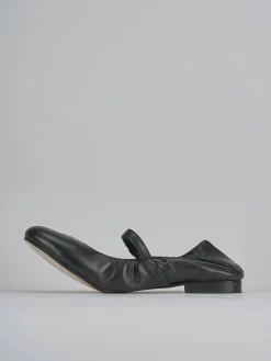 Ballerine tacco 1cm pelle nero