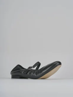 Ballerine tacco 1cm pelle nero