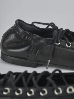 Ballerine tacco 1cm pelle nero