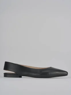 Ballerine tacco 1cm pelle nero