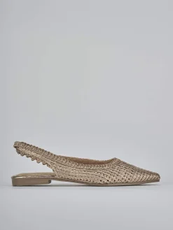 Ballerine tacco 1cm pelle rosa