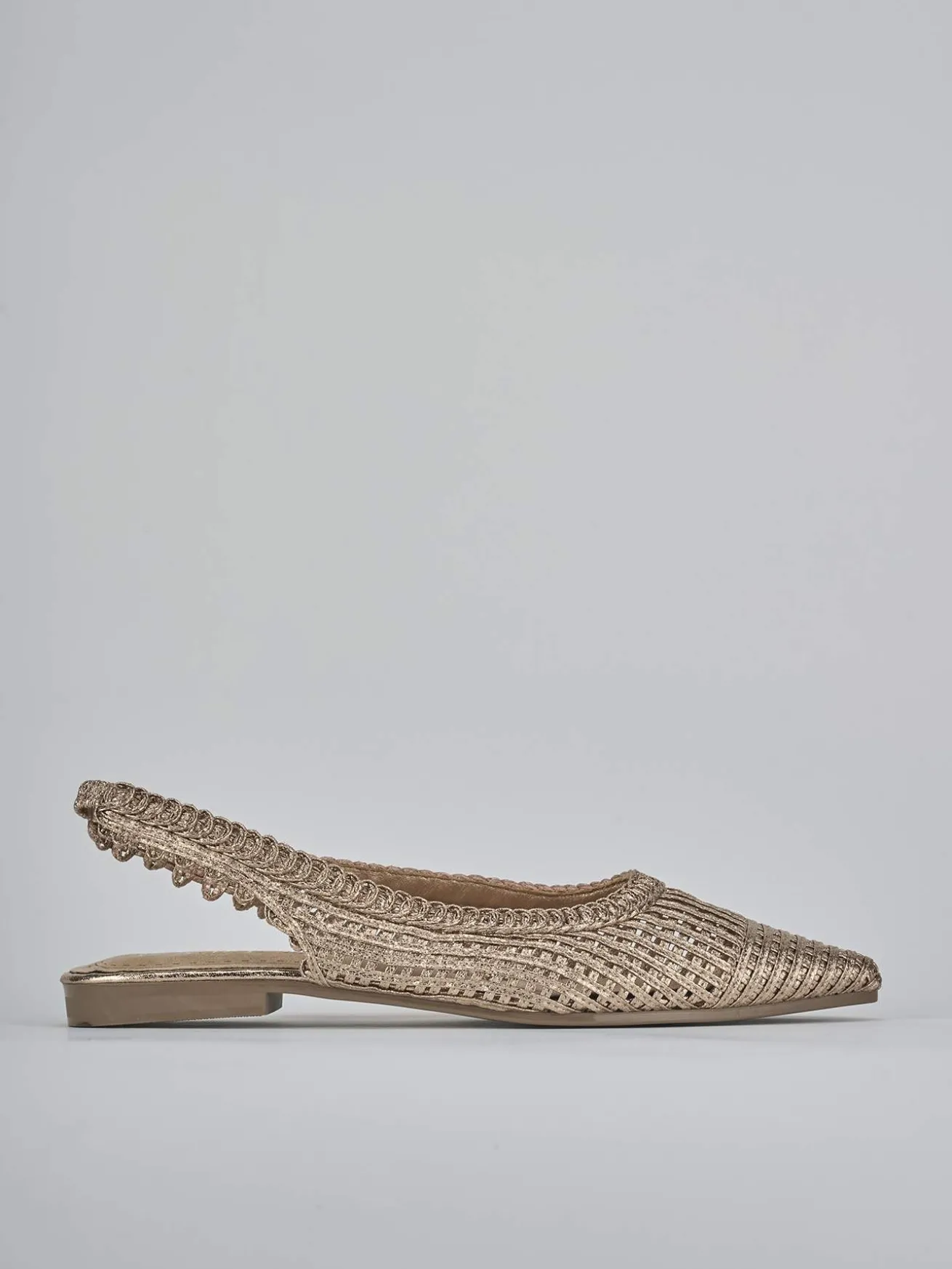 Ballerine tacco 1cm pelle rosa