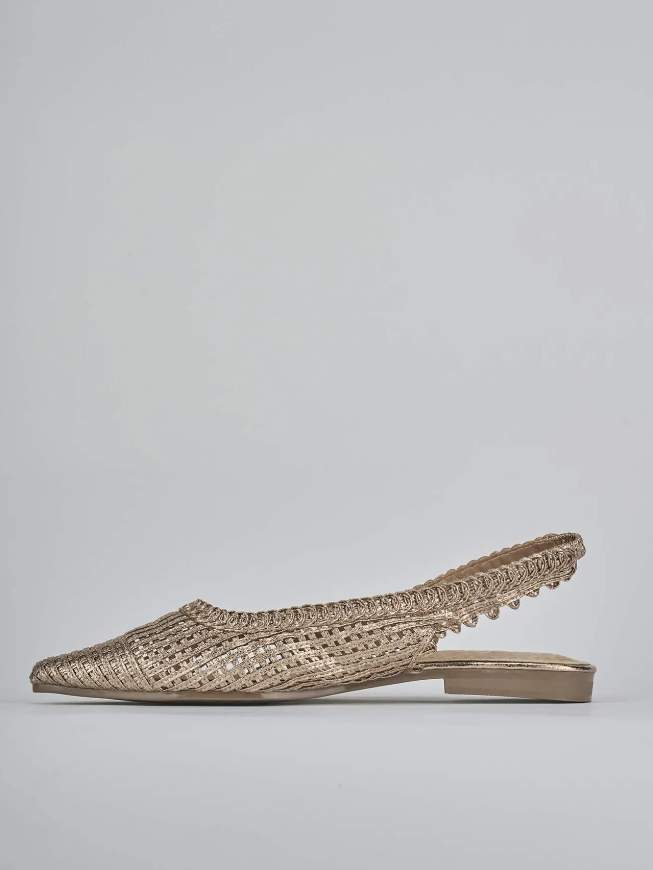 Ballerine tacco 1cm pelle rosa