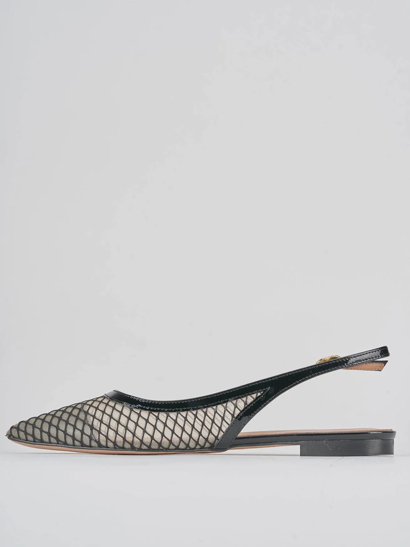 Ballerine tacco 1cm pelle nero