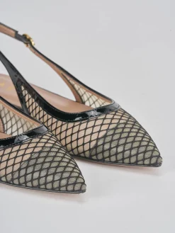 Ballerine tacco 1cm pelle nero