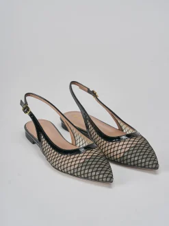 Ballerine tacco 1cm pelle nero