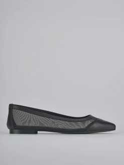 Ballerine tacco 1cm pelle nero
