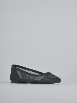 Ballerine tacco 1cm pelle nero