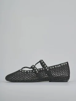 Ballerine tacco 1cm pelle nero