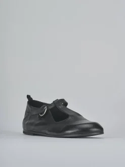Ballerine tacco 1cm pelle nero
