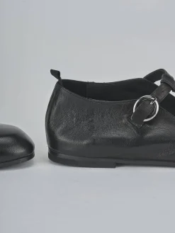Ballerine tacco 1cm pelle nero