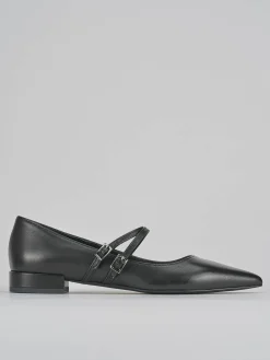 Ballerine tacco 2cm pelle nero