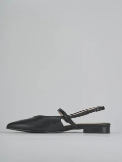 Ballerine tacco 1cm pelle nero