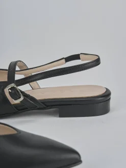 Ballerine tacco 1cm pelle nero