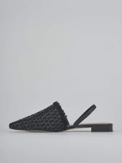 Ballerine tacco 1cm pelle nero