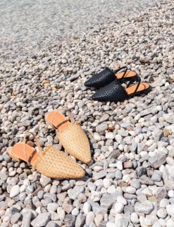 Ballerine tacco 1cm pelle nero