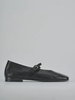 Ballerine tacco 1cm pelle nero