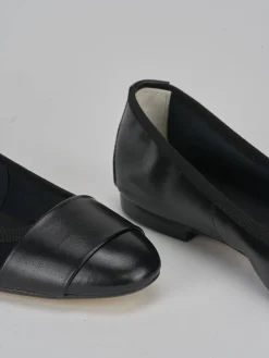 Ballerine tacco 1cm pelle nero
