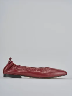 Ballerine tacco 1cm pelle rosso