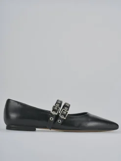Ballerine tacco 1cm pelle nero