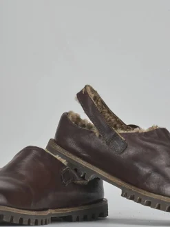 Ballerine tacco 1cm pelle testa