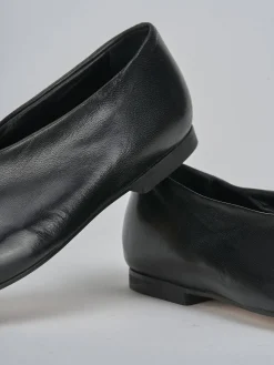 Ballerine tacco 1cm pelle nero