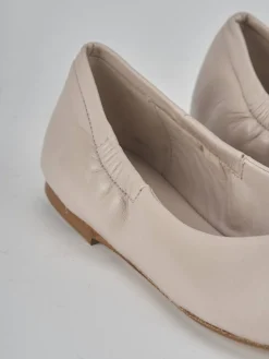 Ballerine tacco 1cm pelle rosa