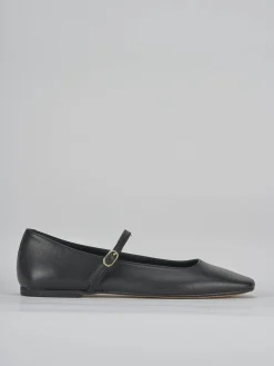 Ballerine tacco 1cm pelle nero