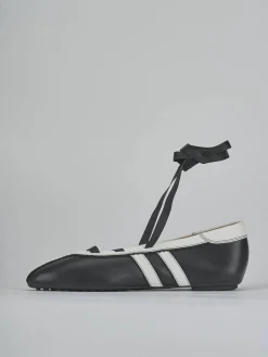 Ballerine tacco 1cm pelle nero