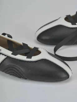 Ballerine tacco 1cm pelle nero