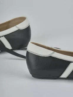 Ballerine tacco 1cm pelle nero