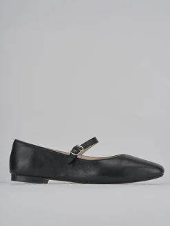 Ballerine tacco 1cm pelle nero