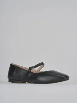 Ballerine tacco 1cm pelle nero