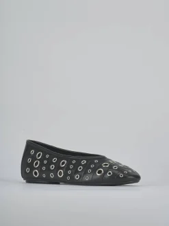 Ballerine tacco 1cm pelle nero