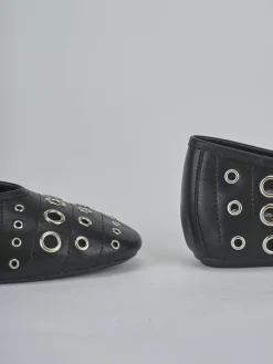 Ballerine tacco 1cm pelle nero