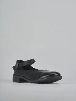 Ballerine tacco 2cm pelle nero