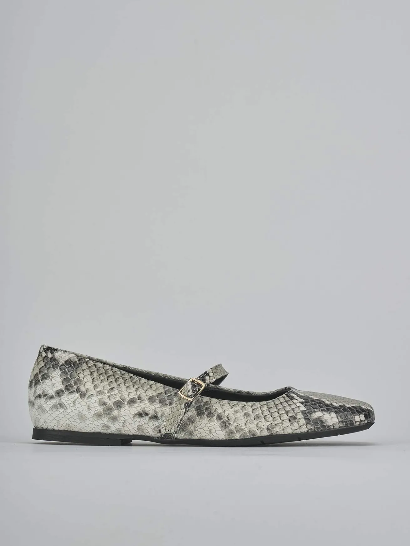 Ballerine tacco 1cm pitone beige