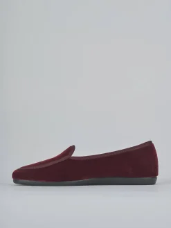 Ballerine tacco 1cm velluto bordo'