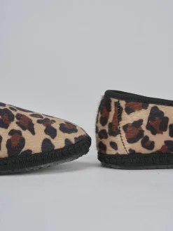 Ballerine tacco 1cm velluto multicolor